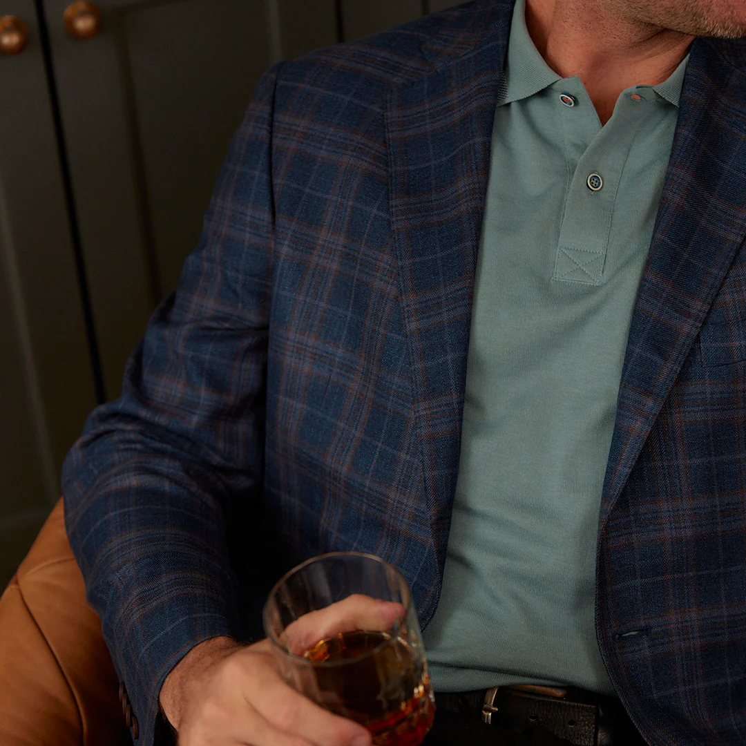 Audubon Blue with Gold Deco Sport Coat - Image 2