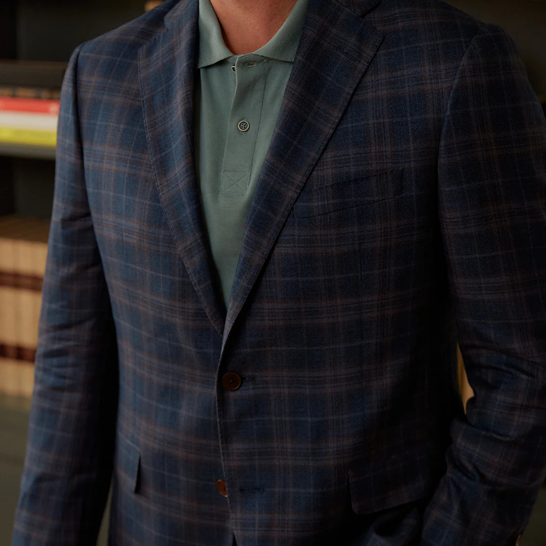 Audubon Blue with Gold Deco Sport Coat - Image 5