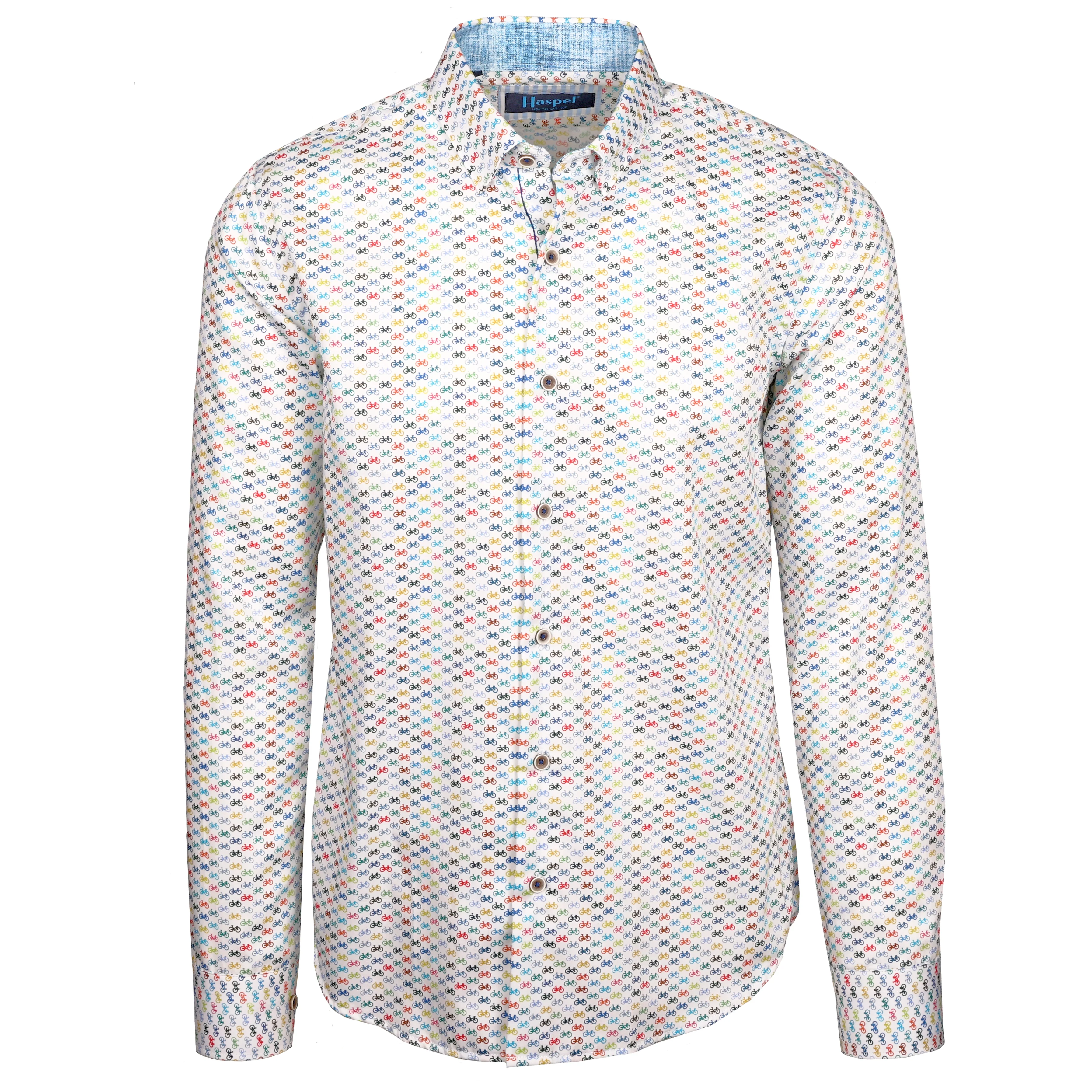 Bilbao Multi-Color Bikes Long Sleeve Shirt - Image 6