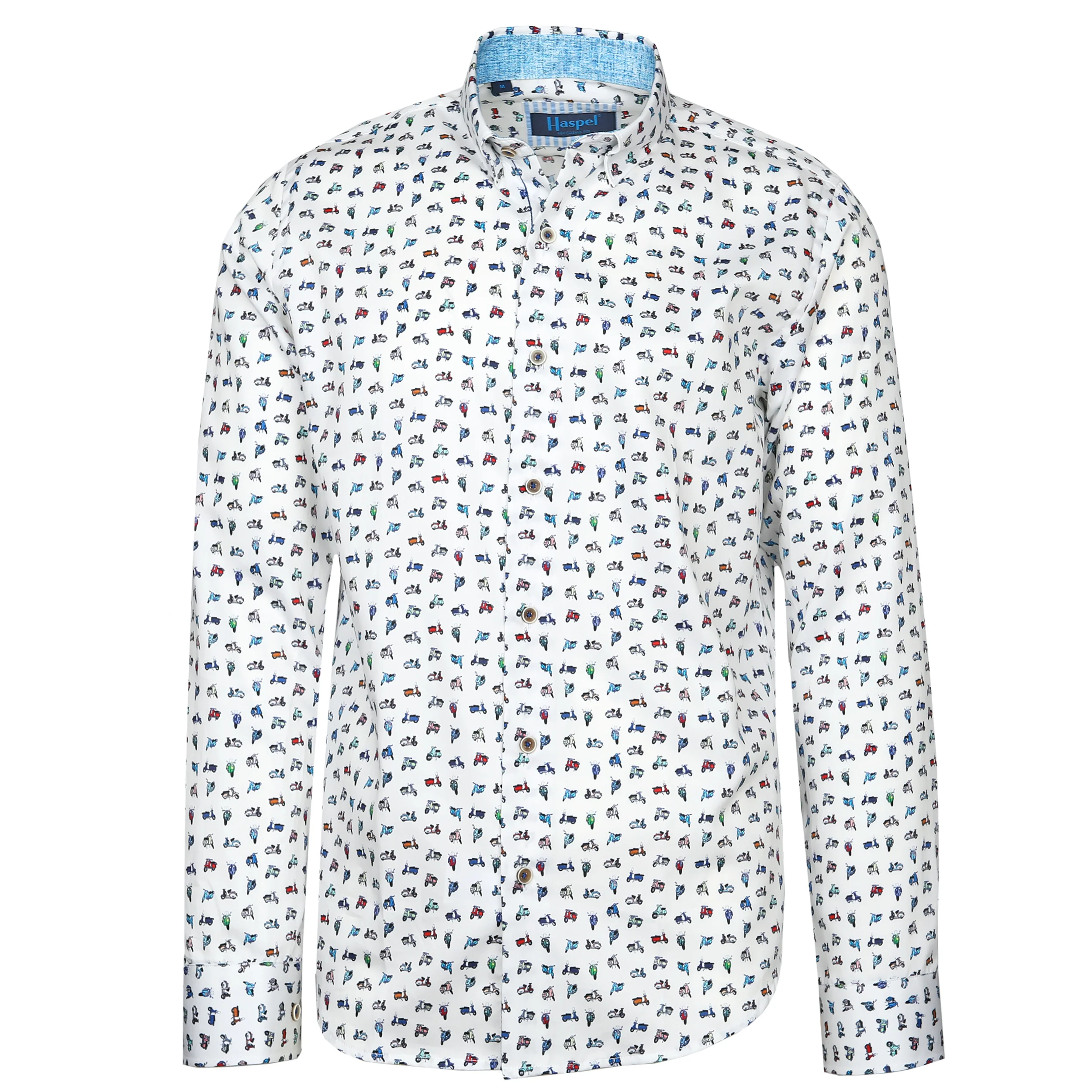 Bilbao Multi-Colored Scooters Long Sleeve Shirt - Image 7