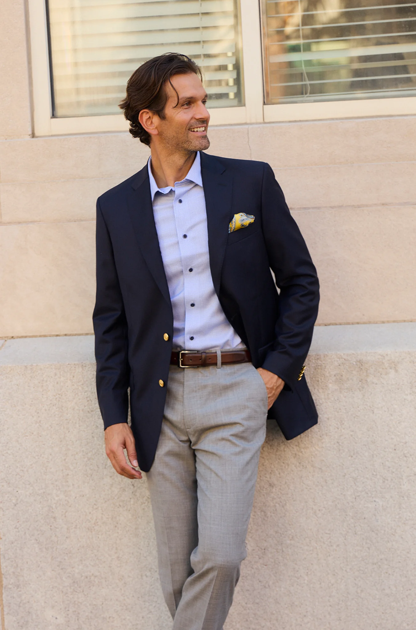 Audubon Classic Navy Blazer - Image 3