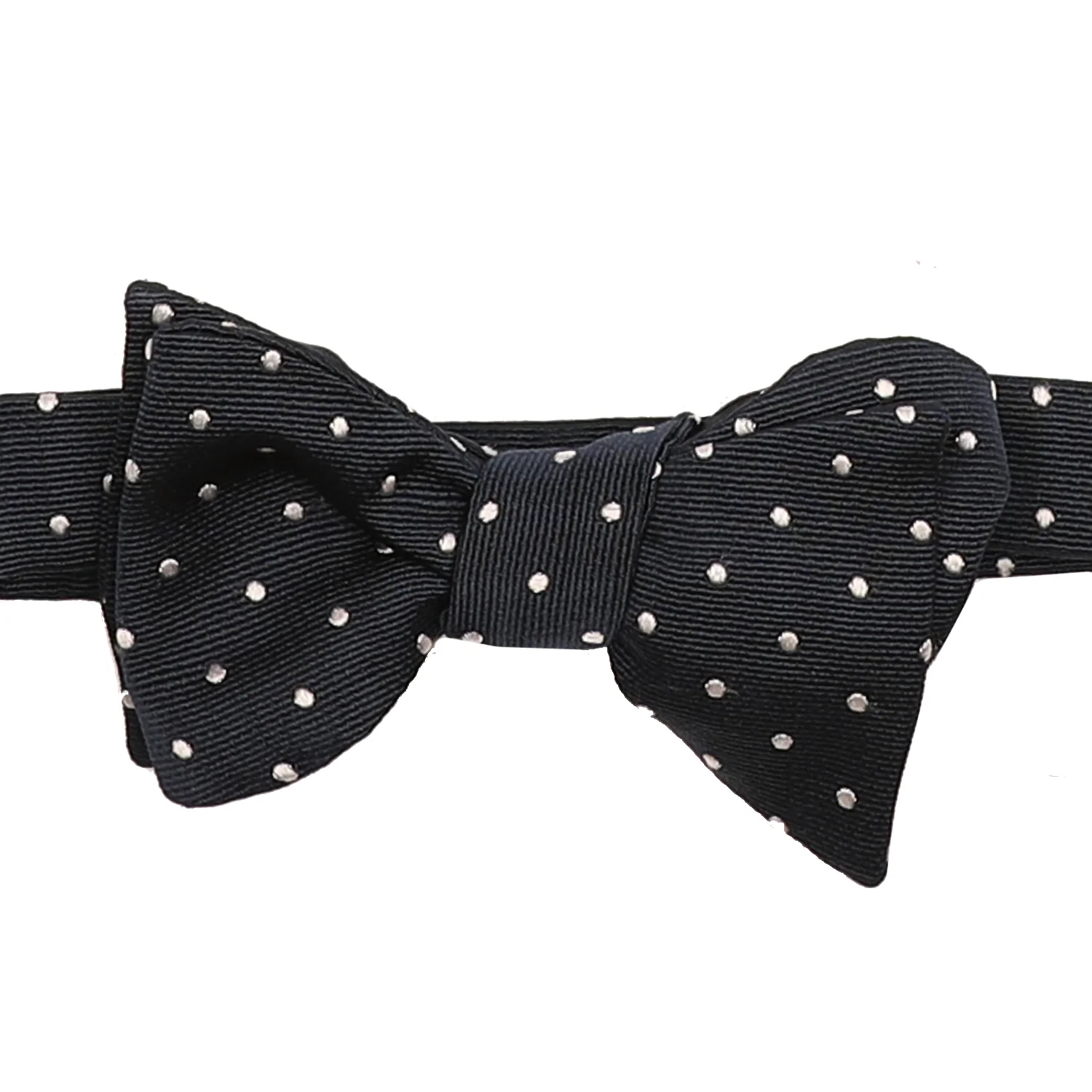 Black Polka Dot Bowtie - Image 2