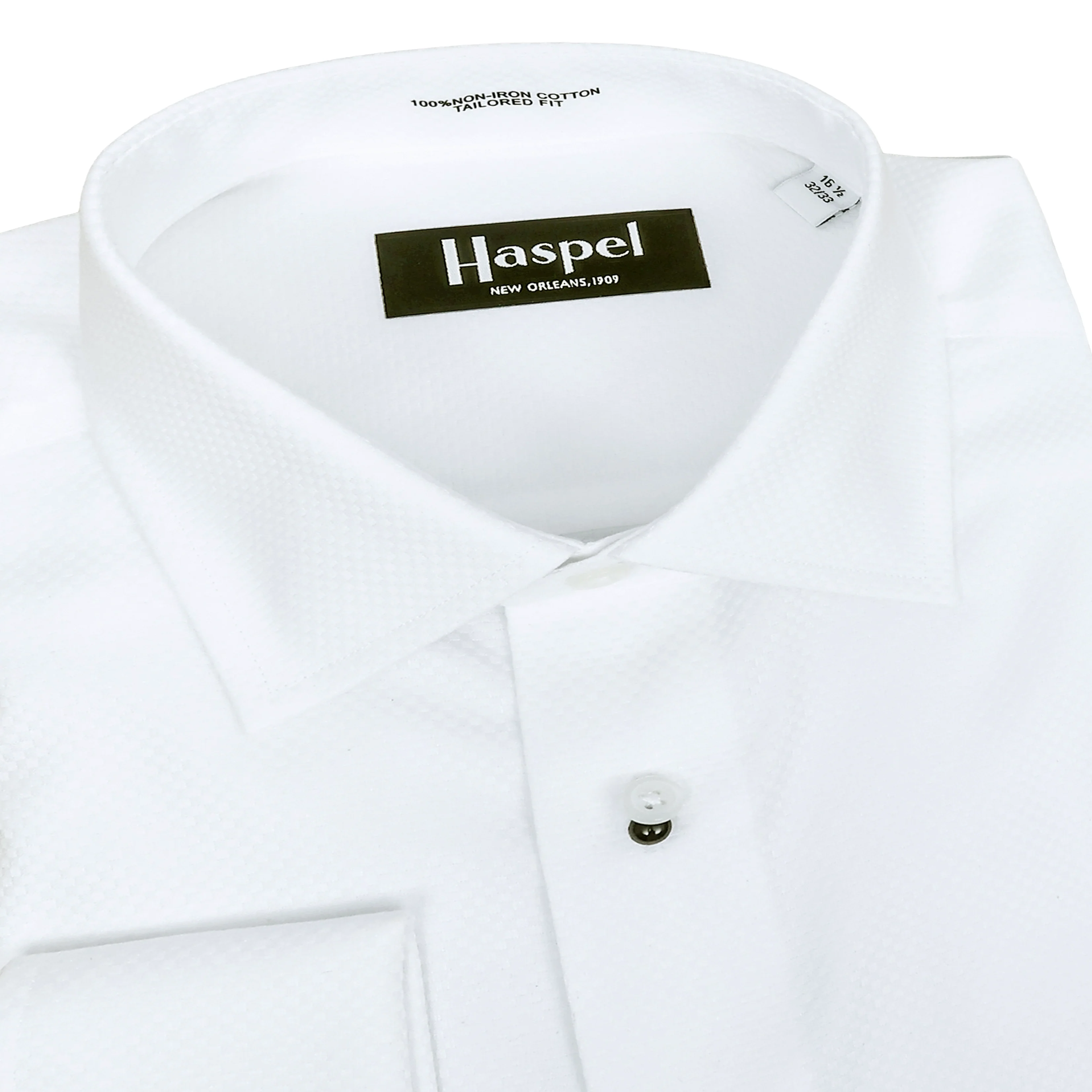 Broadway Textured Tuxedo Shirt - Tailored Fit