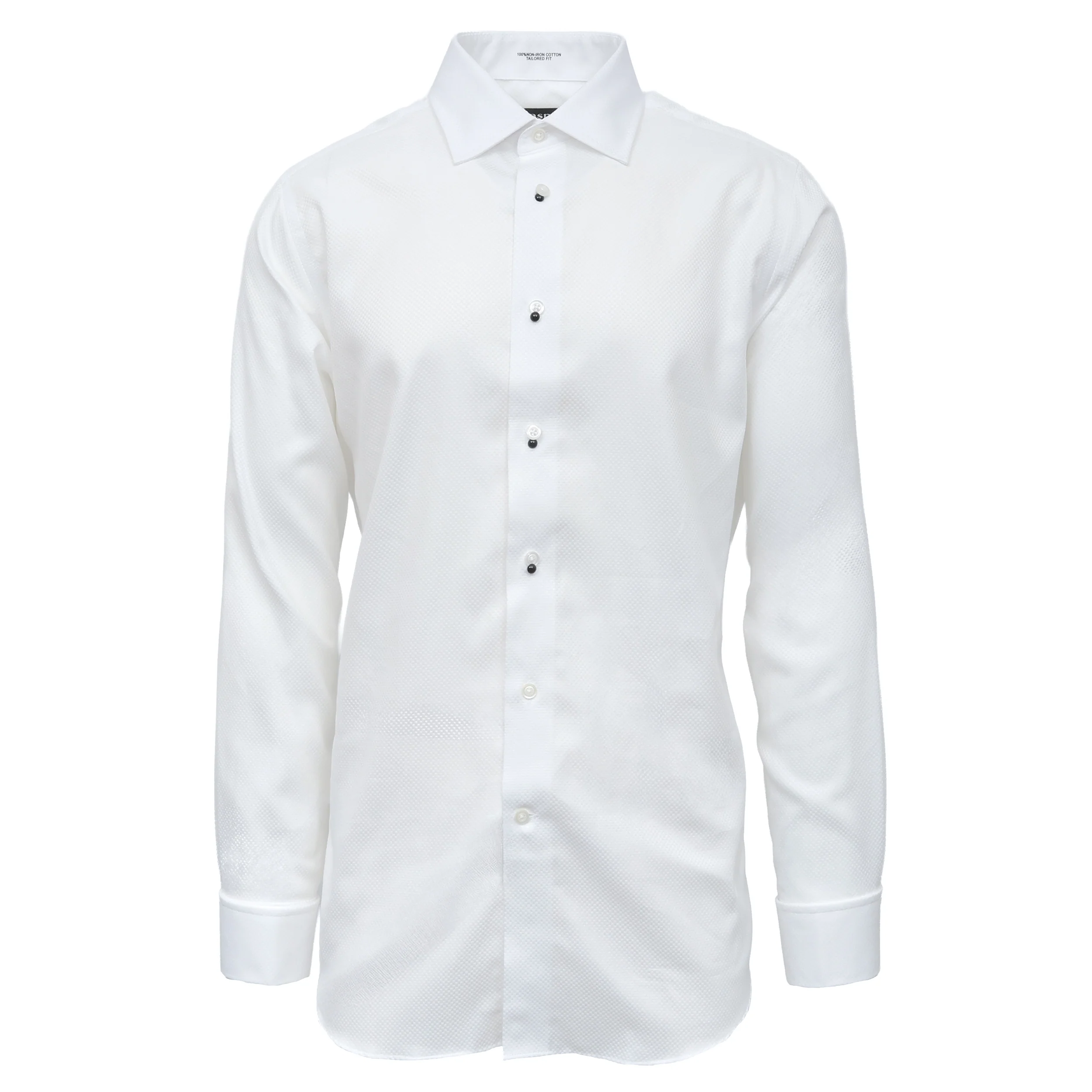 Broadway Textured Tuxedo Shirt - Tailored Fit - Image 2