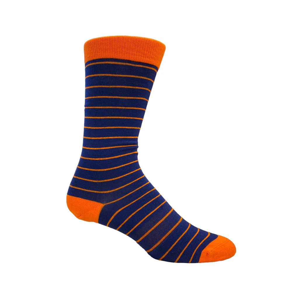 Blue & Orange Socks