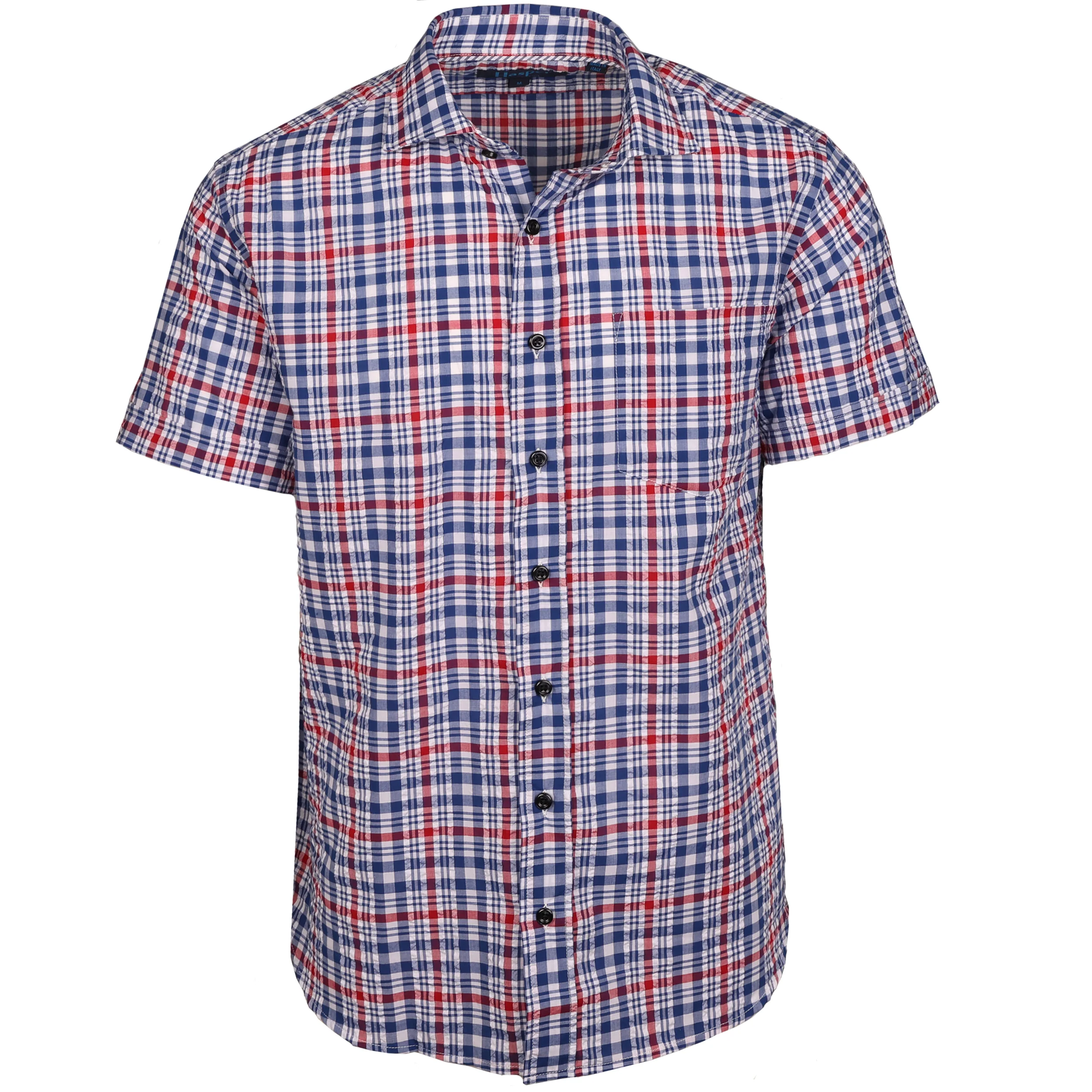 Freret Red & Blue Seersucker Check - Image 3