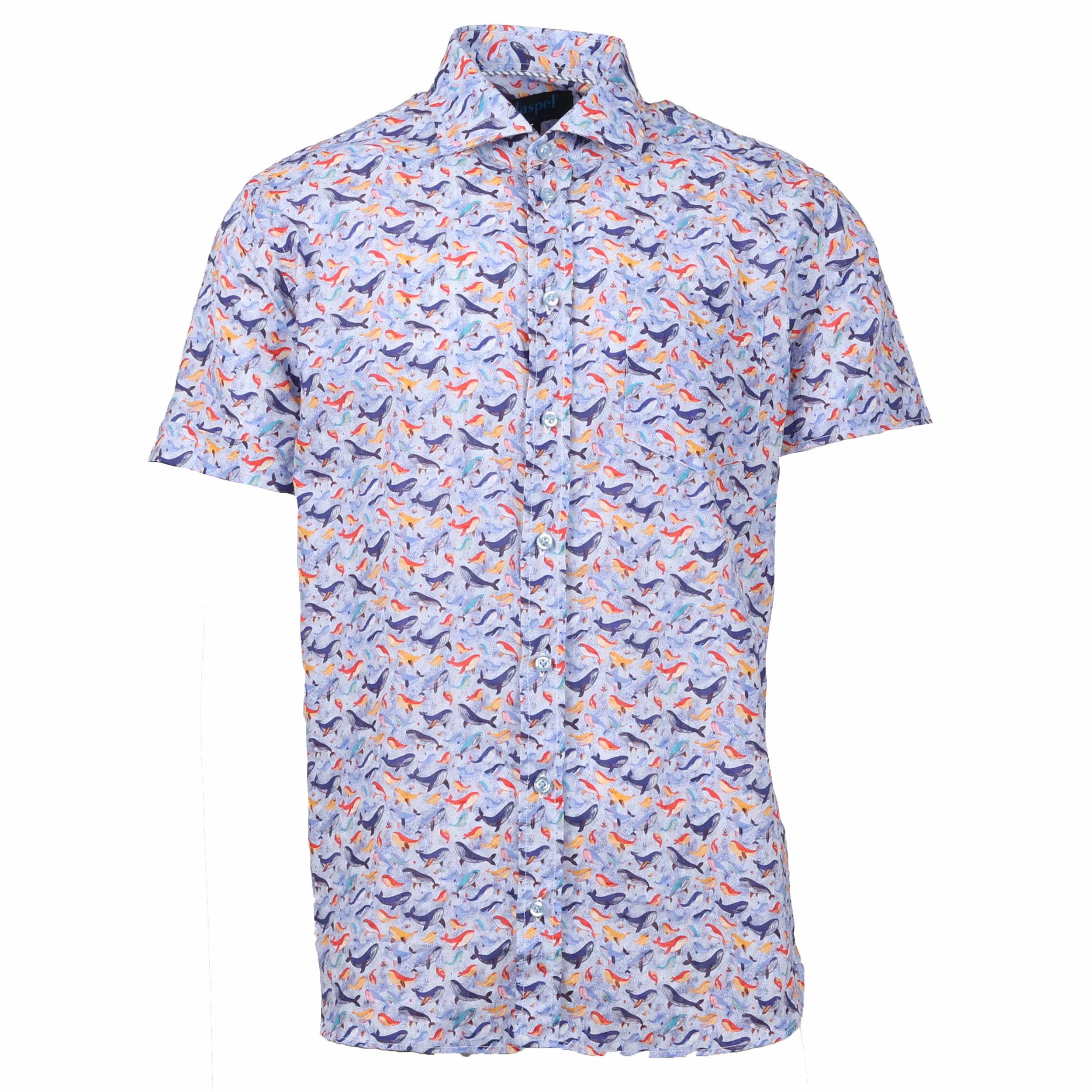 Freret Whales in Motion Short Sleeve Shirt - Image 2