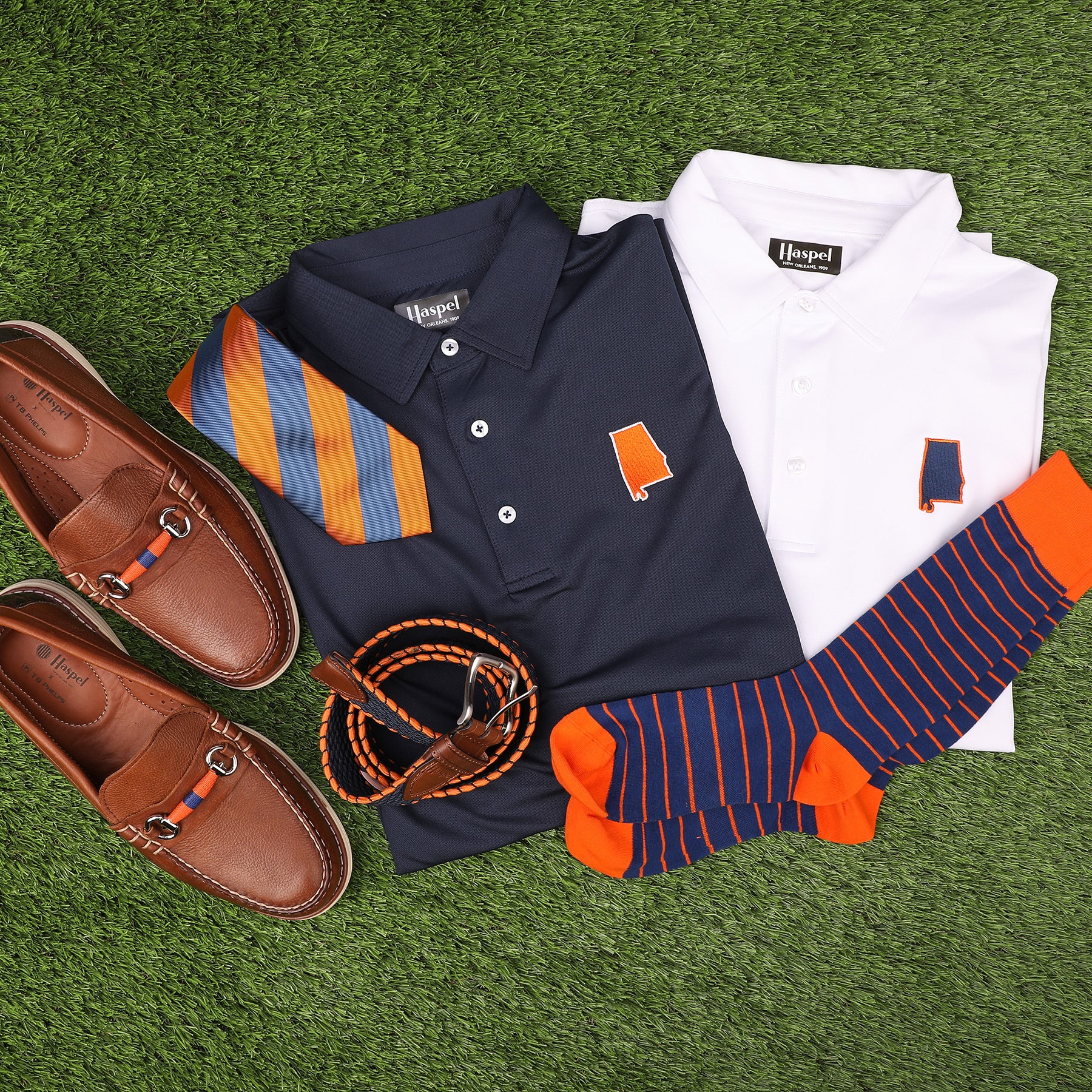 Auburn Navy Driway™ Performance Polo - Image 5
