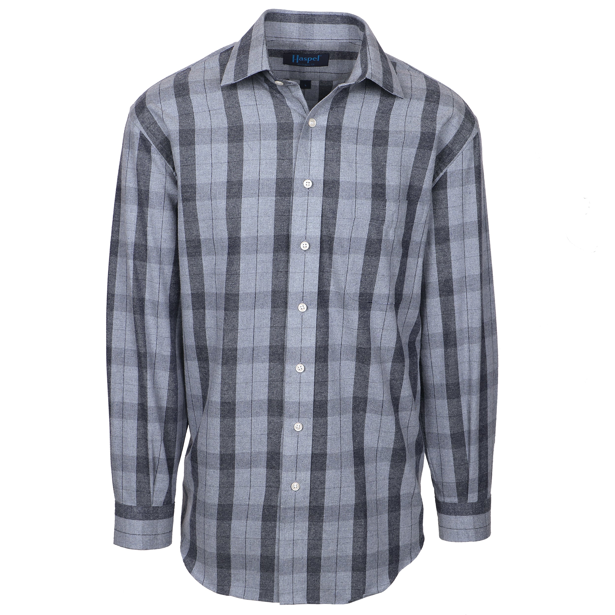 *** FINAL SALE *** Girod Navy Brushed Plaid - Image 2