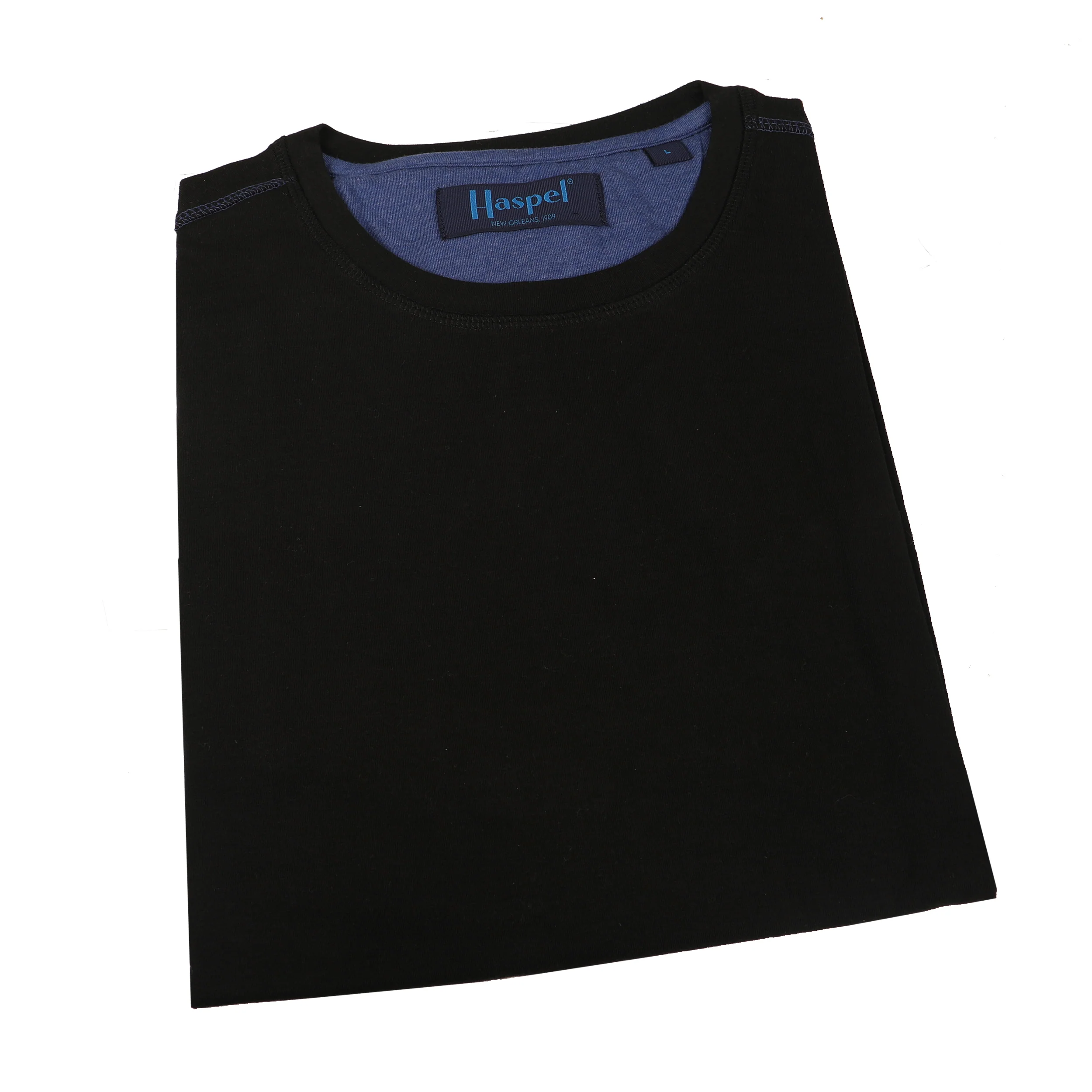 Krewe Neck Luxe T-Shirt - Short Sleeve Black - Image 4