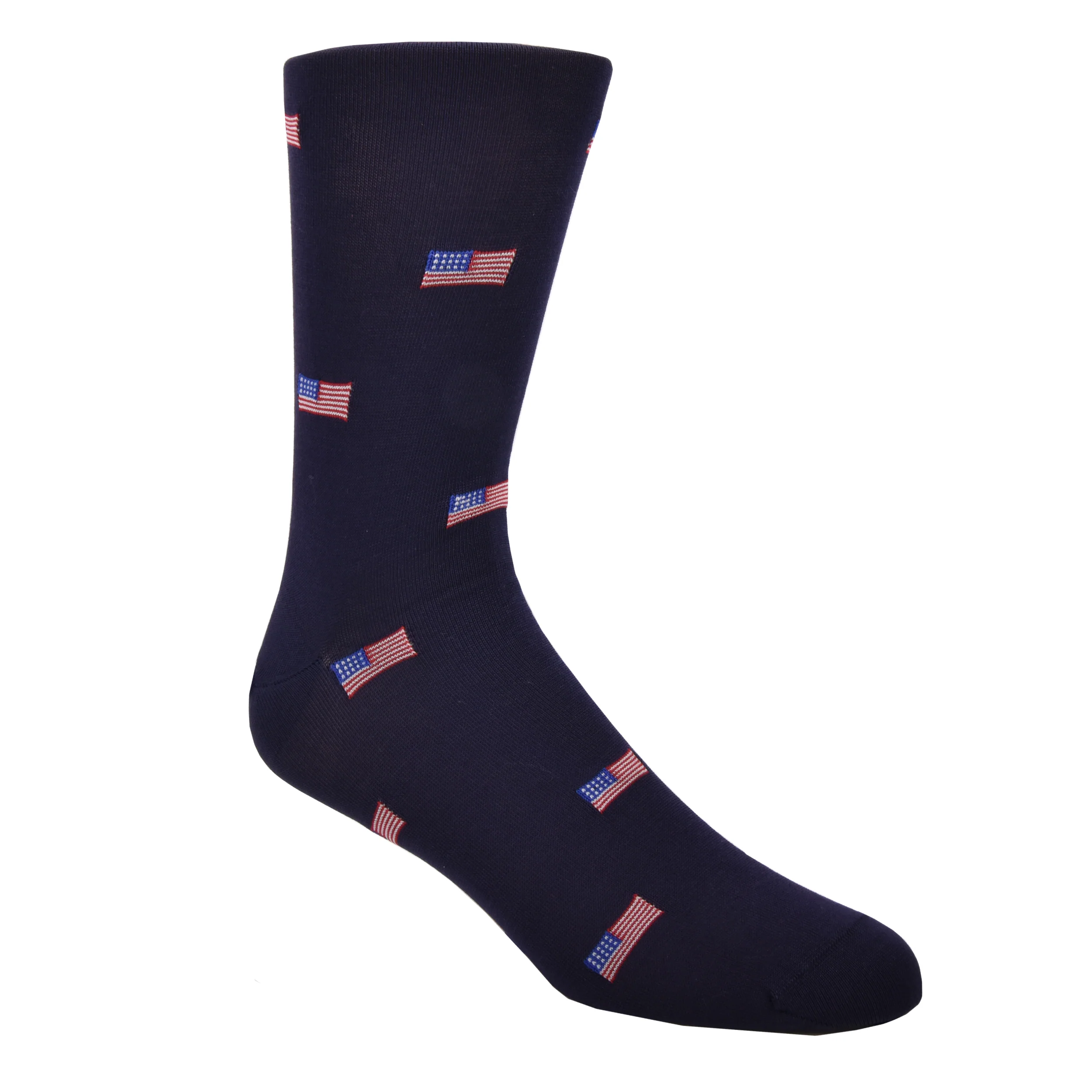 Navy American Flag Socks