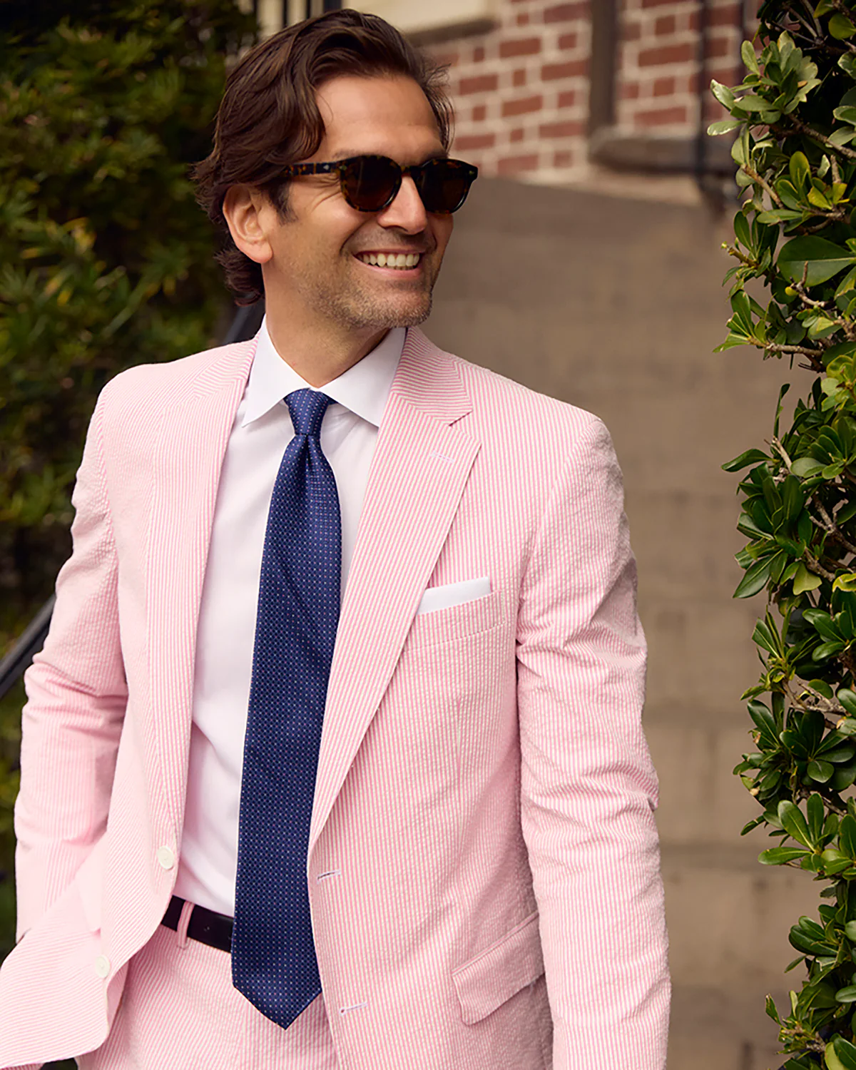 Pink Lemonade Seersucker Stretch Sport Coat | Seersucker Suit Separates - Image 8