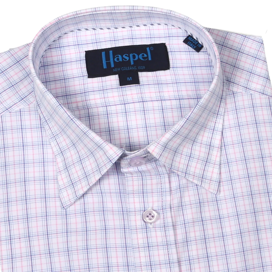 Treme Blue & Pink Plaid Long Sleeve Shirt
